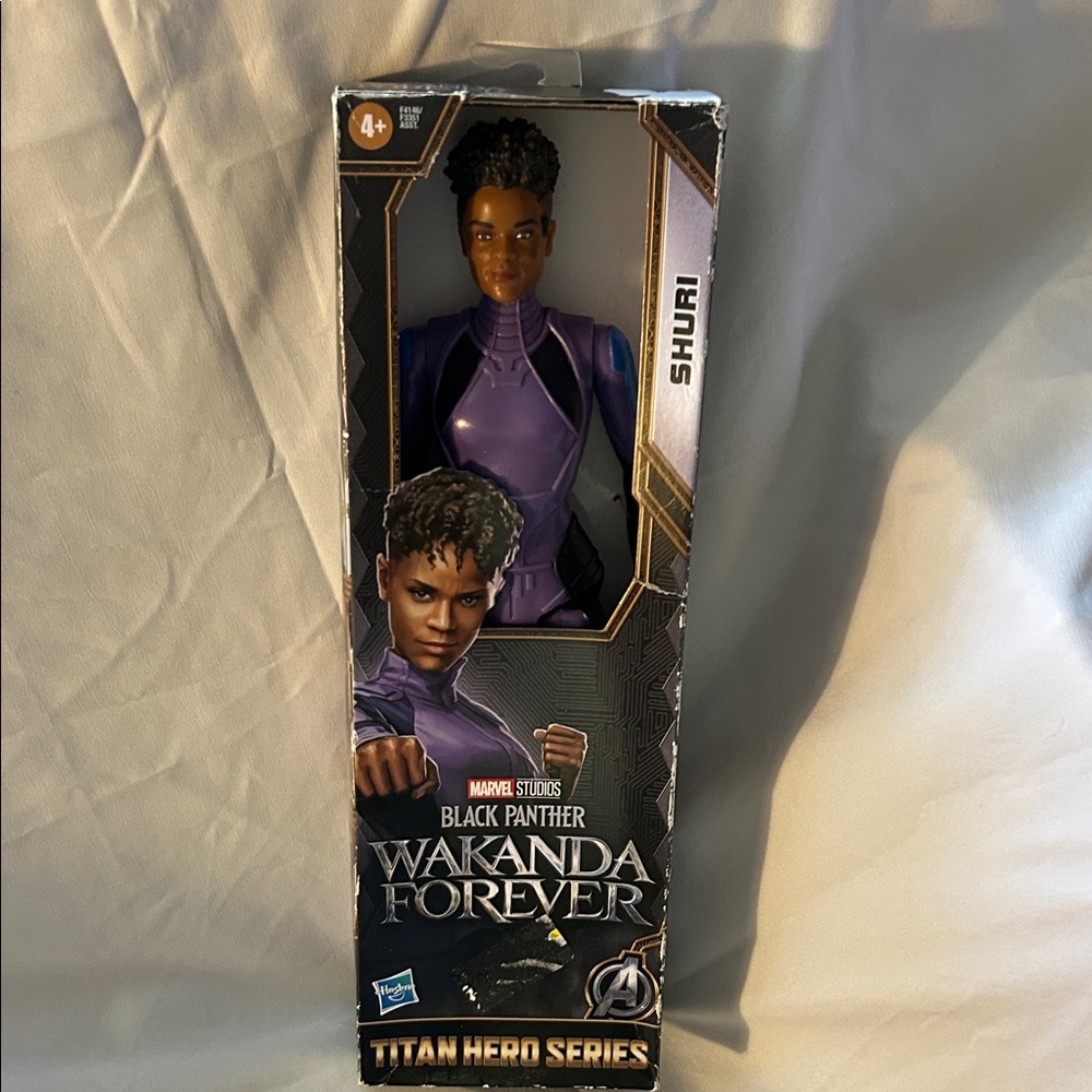 Hasbro marvel studios Black Panther Wakanda Forever action figure in box Shuri